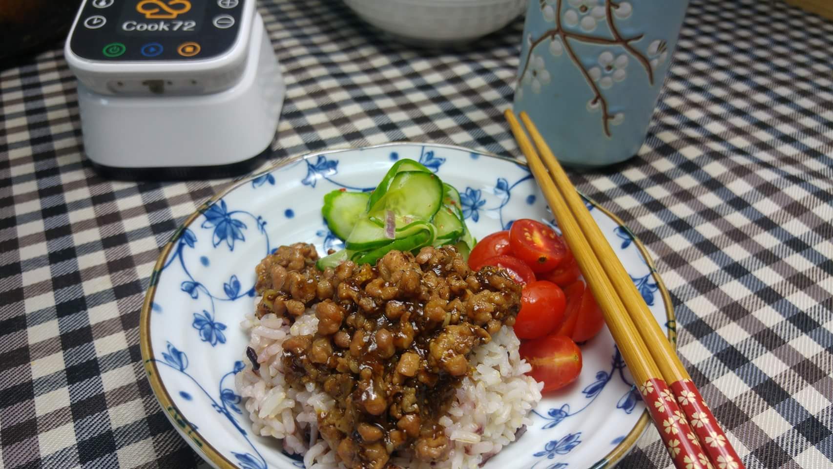 瘦身也能吃得 黏口肉燥飯@免用袋舒肥