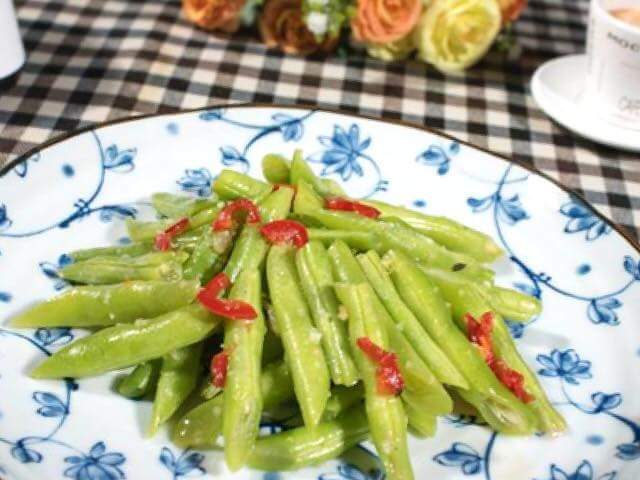 蒜味 清燙水煮四季豆